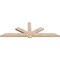 Ekena Millwork Kennewick Smooth Timber Gable Bracket, Douglas Fir, 96"W x 32"H x 3 1/2"D x 5 1/2"F, 8/12 Pitch GBW096X32X0406KEN00SDF - alternate 5